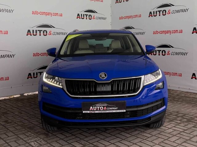 Синий Шкода Kodiaq, объемом двигателя 2 л и пробегом 173 тыс. км за 29950 $, фото 1 на Automoto.ua