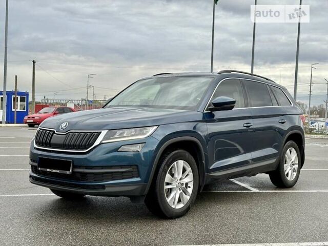 Синий Шкода Kodiaq, объемом двигателя 2 л и пробегом 162 тыс. км за 23499 $, фото 4 на Automoto.ua