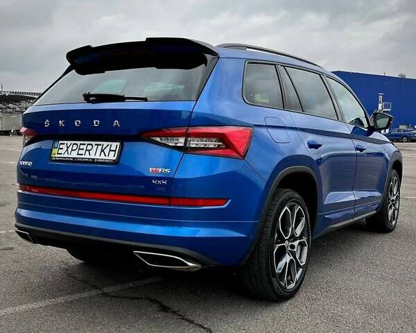 Синий Шкода Kodiaq, объемом двигателя 2 л и пробегом 88 тыс. км за 39999 $, фото 3 на Automoto.ua