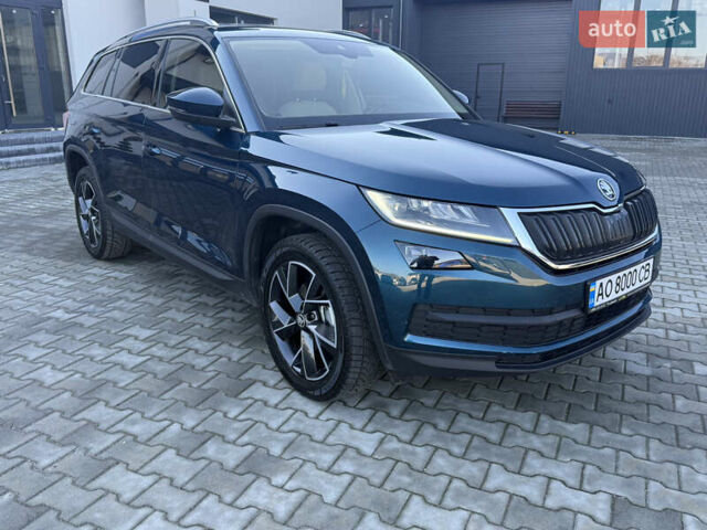 Синій Шкода Kodiaq, об'ємом двигуна 2 л та пробігом 49 тис. км за 33490 $, фото 1 на Automoto.ua