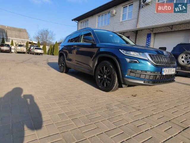 Синий Шкода Kodiaq, объемом двигателя 1.98 л и пробегом 105 тыс. км за 27500 $, фото 3 на Automoto.ua