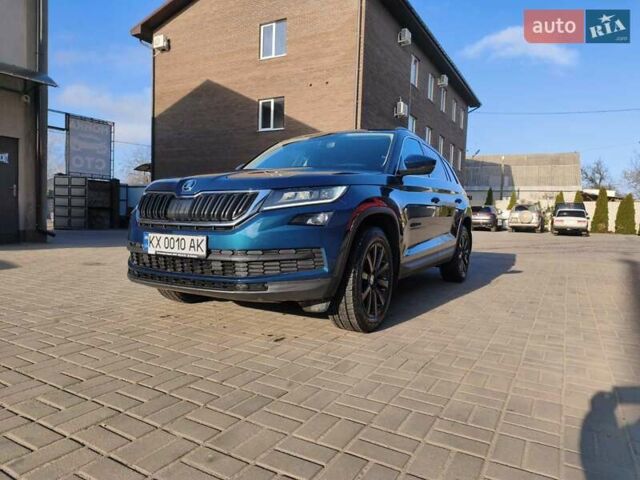 Синий Шкода Kodiaq, объемом двигателя 1.98 л и пробегом 105 тыс. км за 27500 $, фото 1 на Automoto.ua