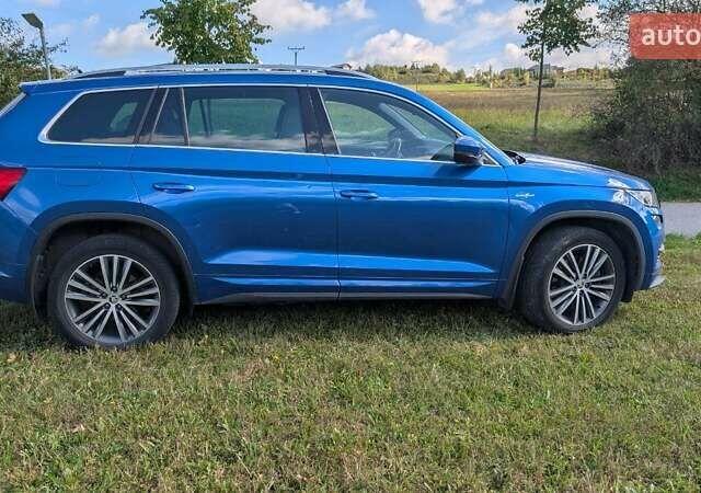 Синий Шкода Kodiaq, объемом двигателя 1.98 л и пробегом 88 тыс. км за 30300 $, фото 6 на Automoto.ua