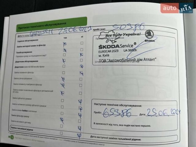 Синій Шкода Kodiaq, об'ємом двигуна 1.98 л та пробігом 92 тис. км за 25485 $, фото 27 на Automoto.ua