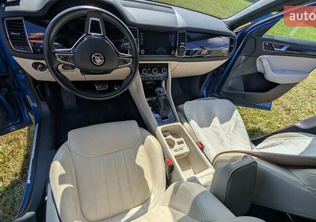 Синий Шкода Kodiaq, объемом двигателя 1.98 л и пробегом 88 тыс. км за 30300 $, фото 11 на Automoto.ua