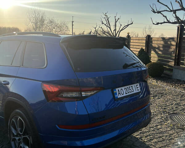 Синий Шкода Kodiaq, объемом двигателя 1.97 л и пробегом 105 тыс. км за 37500 $, фото 7 на Automoto.ua