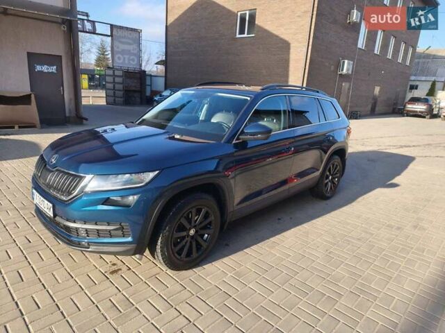 Синий Шкода Kodiaq, объемом двигателя 1.98 л и пробегом 105 тыс. км за 27500 $, фото 5 на Automoto.ua