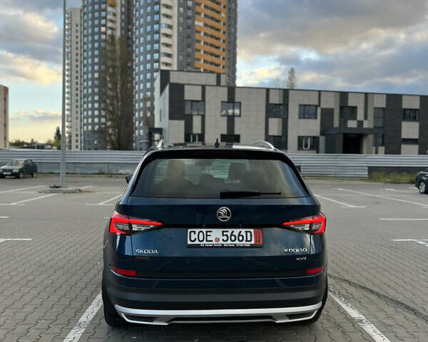 Синій Шкода Kodiaq, об'ємом двигуна 1.97 л та пробігом 244 тис. км за 26800 $, фото 5 на Automoto.ua