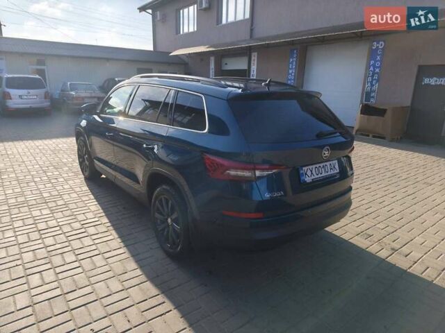 Синий Шкода Kodiaq, объемом двигателя 1.98 л и пробегом 105 тыс. км за 27500 $, фото 7 на Automoto.ua