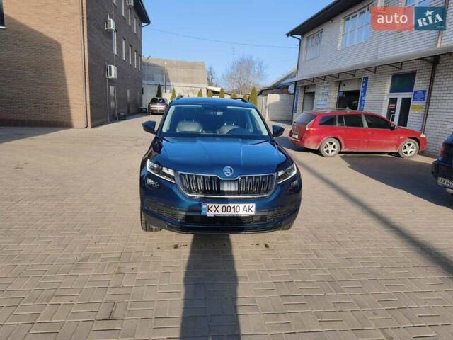 Синий Шкода Kodiaq, объемом двигателя 1.98 л и пробегом 105 тыс. км за 27500 $, фото 2 на Automoto.ua