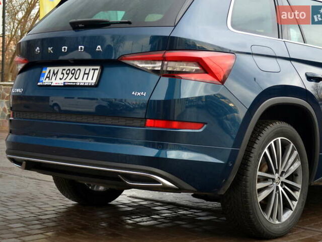 Синий Шкода Kodiaq, объемом двигателя 2 л и пробегом 164 тыс. км за 34455 $, фото 24 на Automoto.ua
