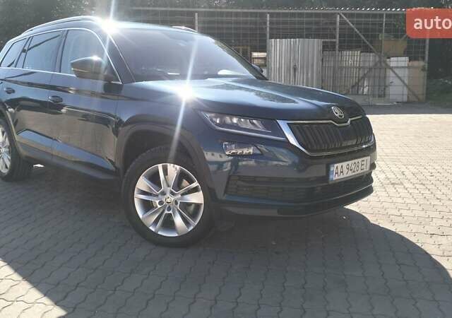 Синий Шкода Kodiaq, объемом двигателя 1.97 л и пробегом 118 тыс. км за 27200 $, фото 2 на Automoto.ua