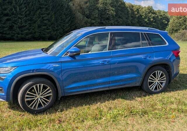 Синий Шкода Kodiaq, объемом двигателя 1.98 л и пробегом 88 тыс. км за 30300 $, фото 12 на Automoto.ua