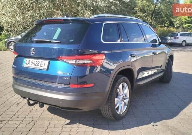 Синий Шкода Kodiaq, объемом двигателя 1.97 л и пробегом 118 тыс. км за 27200 $, фото 8 на Automoto.ua