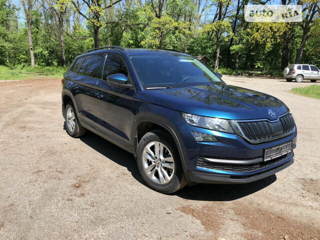 Синій Шкода Kodiaq, об'ємом двигуна 2 л та пробігом 64 тис. км за 30800 $, фото 1 на Automoto.ua