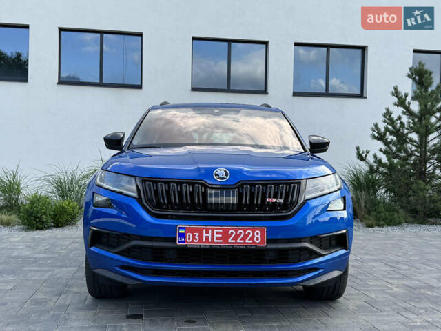 Синий Шкода Kodiaq, объемом двигателя 1.97 л и пробегом 183 тыс. км за 37900 $, фото 3 на Automoto.ua