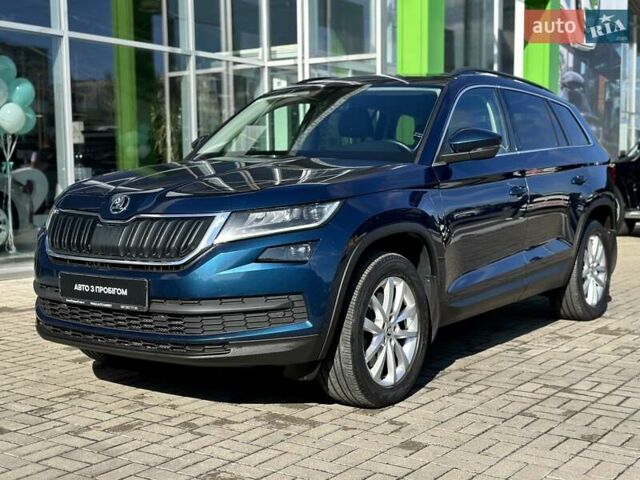 Синий Шкода Kodiaq, объемом двигателя 1.98 л и пробегом 85 тыс. км за 30000 $, фото 2 на Automoto.ua