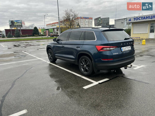 Синий Шкода Kodiaq, объемом двигателя 2 л и пробегом 233 тыс. км за 22900 $, фото 3 на Automoto.ua
