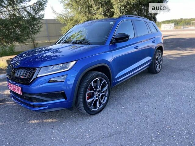 Синий Шкода Kodiaq, объемом двигателя 1.97 л и пробегом 90 тыс. км за 44900 $, фото 1 на Automoto.ua