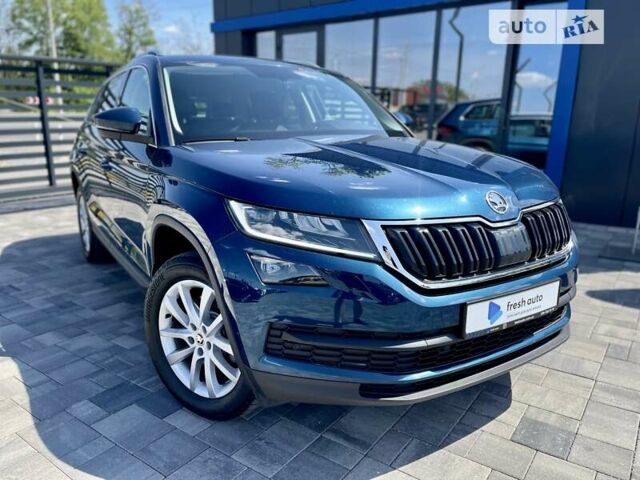 Синий Шкода Kodiaq, объемом двигателя 2 л и пробегом 68 тыс. км за 32550 $, фото 2 на Automoto.ua