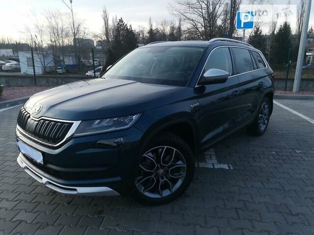 Синий Шкода Kodiaq, объемом двигателя 2 л и пробегом 38 тыс. км за 38500 $, фото 5 на Automoto.ua