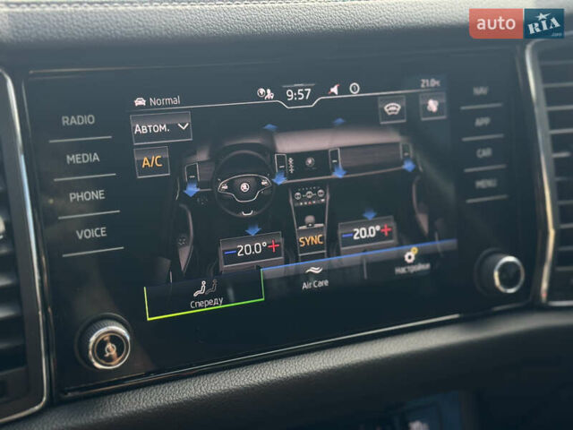 Синій Шкода Kodiaq, об'ємом двигуна 1.97 л та пробігом 225 тис. км за 28800 $, фото 16 на Automoto.ua