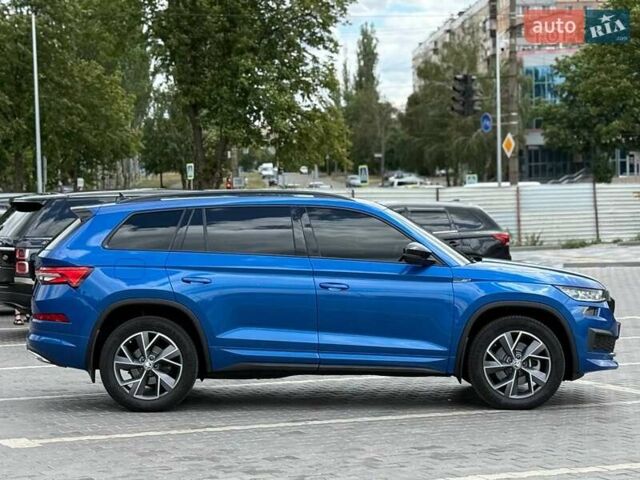 Синий Шкода Kodiaq, объемом двигателя 1.97 л и пробегом 47 тыс. км за 39500 $, фото 10 на Automoto.ua