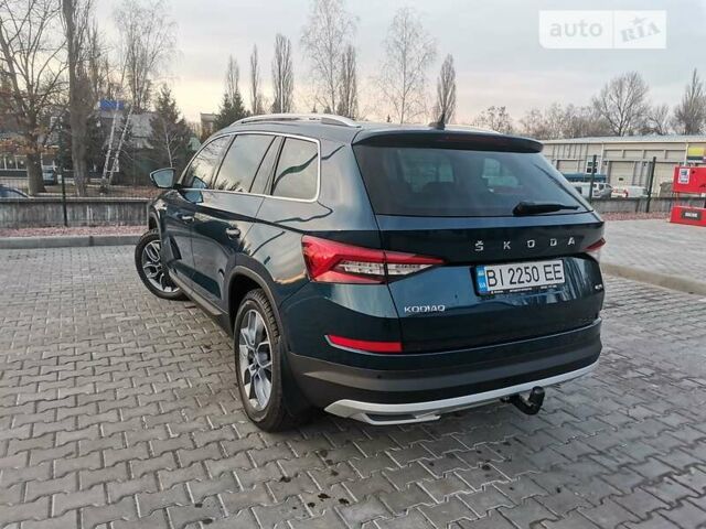 Синий Шкода Kodiaq, объемом двигателя 2 л и пробегом 38 тыс. км за 38500 $, фото 13 на Automoto.ua