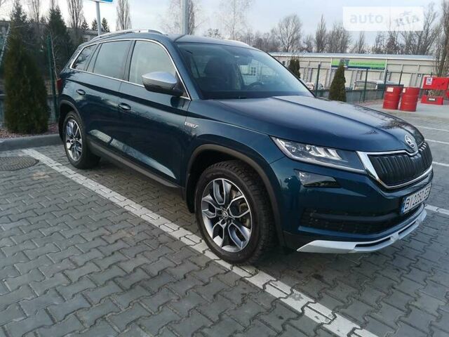 Синий Шкода Kodiaq, объемом двигателя 2 л и пробегом 38 тыс. км за 38500 $, фото 29 на Automoto.ua