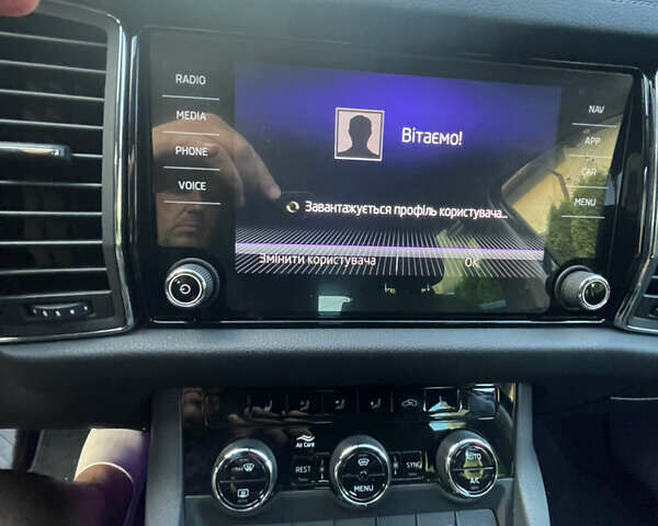 Синий Шкода Kodiaq, объемом двигателя 1.98 л и пробегом 56 тыс. км за 35500 $, фото 8 на Automoto.ua