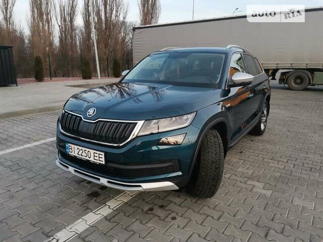 Синий Шкода Kodiaq, объемом двигателя 2 л и пробегом 38 тыс. км за 38500 $, фото 19 на Automoto.ua