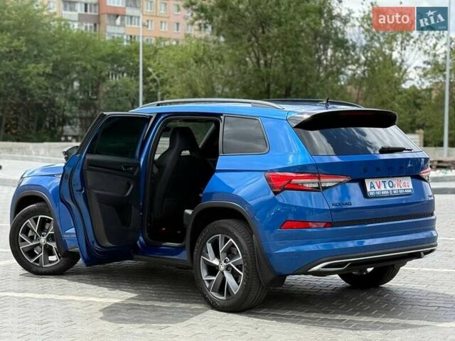 Синий Шкода Kodiaq, объемом двигателя 1.97 л и пробегом 47 тыс. км за 39500 $, фото 16 на Automoto.ua
