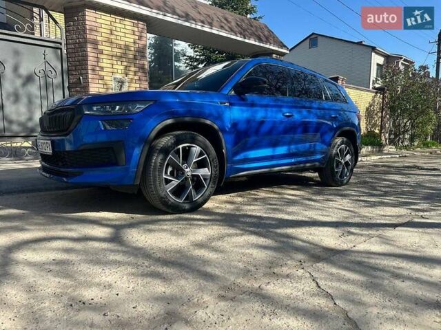 Синий Шкода Kodiaq, объемом двигателя 1.97 л и пробегом 47 тыс. км за 39000 $, фото 5 на Automoto.ua