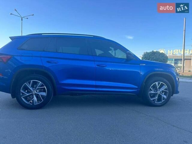 Синий Шкода Kodiaq, объемом двигателя 1.97 л и пробегом 47 тыс. км за 39000 $, фото 43 на Automoto.ua