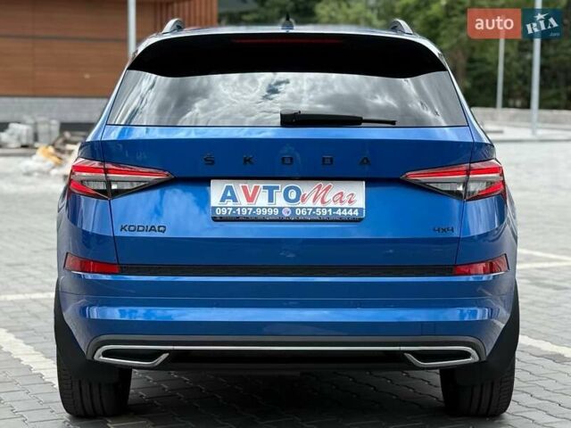 Синий Шкода Kodiaq, объемом двигателя 1.97 л и пробегом 47 тыс. км за 39500 $, фото 14 на Automoto.ua