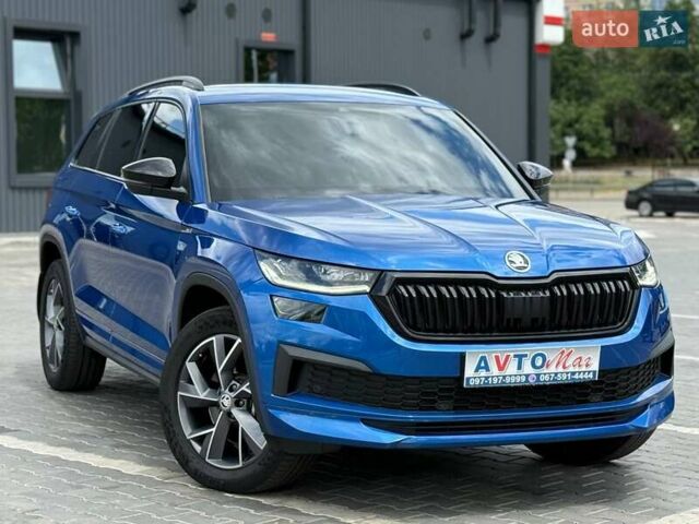 Синий Шкода Kodiaq, объемом двигателя 1.97 л и пробегом 47 тыс. км за 39500 $, фото 8 на Automoto.ua