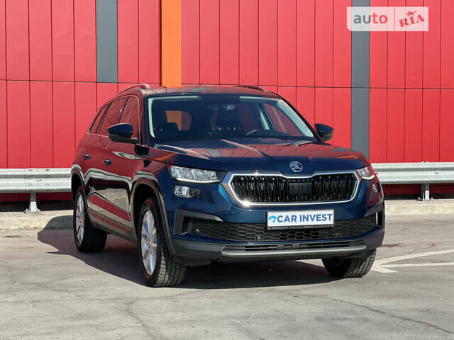 Синий Шкода Kodiaq, объемом двигателя 1.97 л и пробегом 65 тыс. км за 37600 $, фото 1 на Automoto.ua