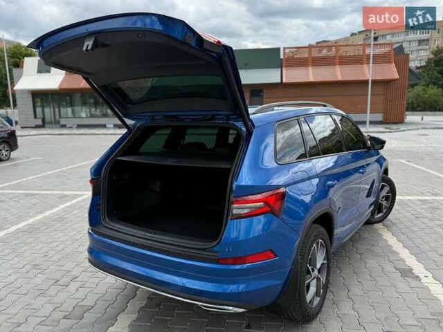Синий Шкода Kodiaq, объемом двигателя 1.97 л и пробегом 47 тыс. км за 39500 $, фото 13 на Automoto.ua