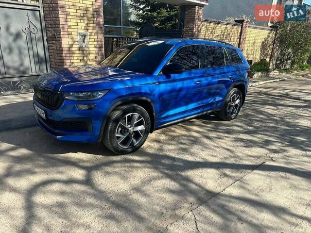 Синий Шкода Kodiaq, объемом двигателя 1.97 л и пробегом 47 тыс. км за 39000 $, фото 6 на Automoto.ua
