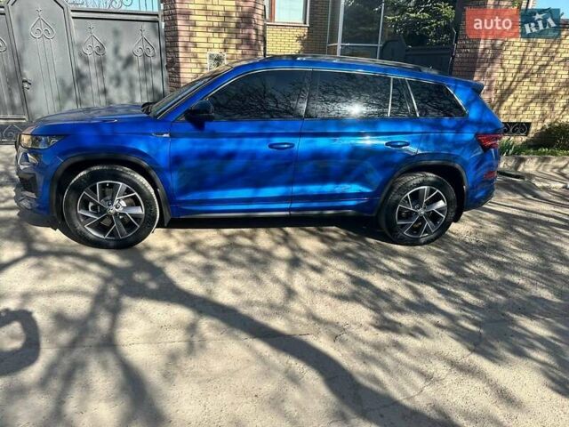 Синий Шкода Kodiaq, объемом двигателя 1.97 л и пробегом 47 тыс. км за 39000 $, фото 7 на Automoto.ua
