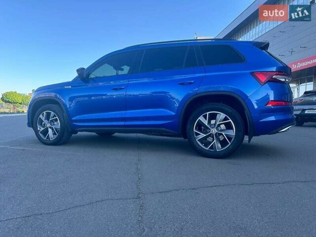 Синий Шкода Kodiaq, объемом двигателя 1.97 л и пробегом 47 тыс. км за 39000 $, фото 54 на Automoto.ua