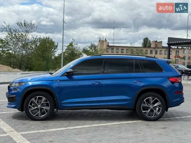 Синий Шкода Kodiaq, объемом двигателя 1.97 л и пробегом 47 тыс. км за 39500 $, фото 24 на Automoto.ua