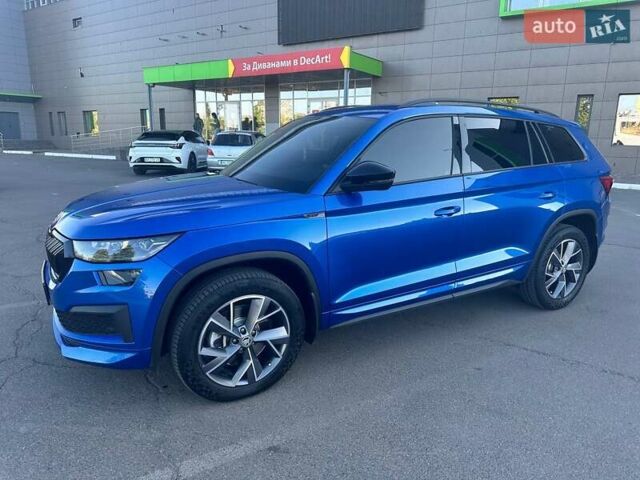 Синий Шкода Kodiaq, объемом двигателя 1.97 л и пробегом 47 тыс. км за 39000 $, фото 58 на Automoto.ua
