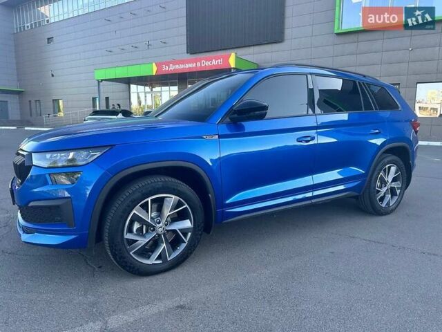 Синий Шкода Kodiaq, объемом двигателя 1.97 л и пробегом 47 тыс. км за 39000 $, фото 57 на Automoto.ua