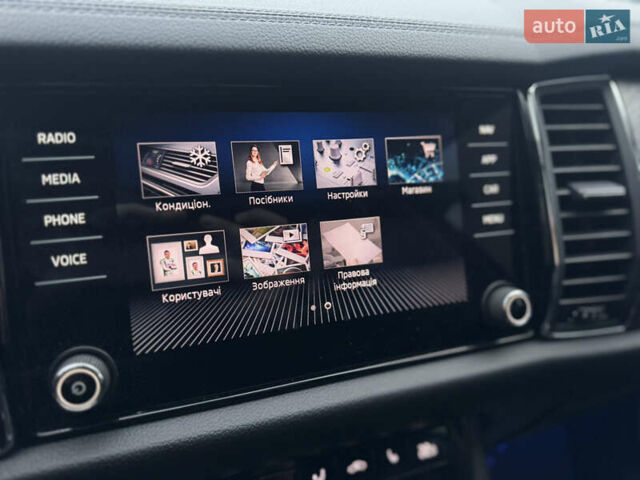 Синій Шкода Kodiaq, об'ємом двигуна 1.97 л та пробігом 225 тис. км за 28999 $, фото 33 на Automoto.ua