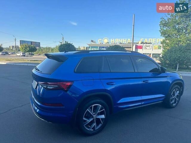 Синий Шкода Kodiaq, объемом двигателя 1.97 л и пробегом 47 тыс. км за 39000 $, фото 45 на Automoto.ua