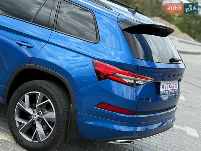Синій Шкода Kodiaq, об'ємом двигуна 1.97 л та пробігом 47 тис. км за 39700 $, фото 17 на Automoto.ua