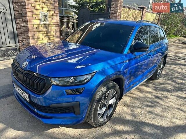 Синий Шкода Kodiaq, объемом двигателя 1.97 л и пробегом 47 тыс. км за 39000 $, фото 1 на Automoto.ua