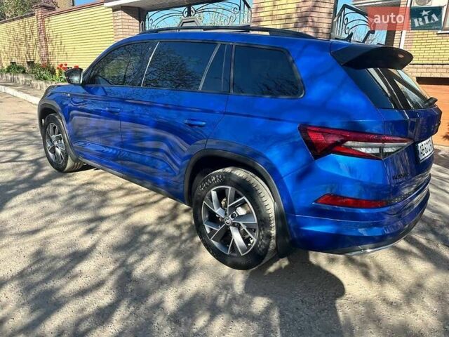 Синий Шкода Kodiaq, объемом двигателя 1.97 л и пробегом 47 тыс. км за 39000 $, фото 9 на Automoto.ua
