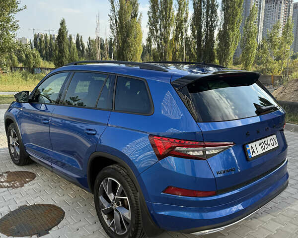 Синий Шкода Kodiaq, объемом двигателя 1.98 л и пробегом 71 тыс. км за 39500 $, фото 4 на Automoto.ua